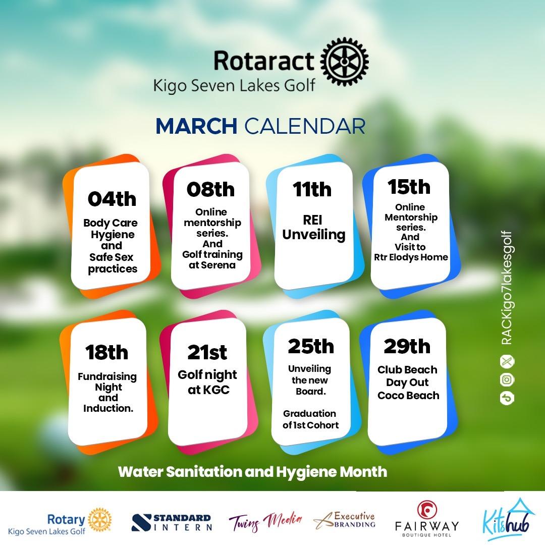 Program lineup for March.