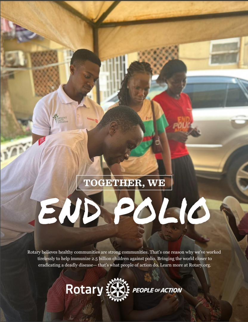 WORLD POLIO DAY 2024: Rotary and Rotaract Uganda’s commitment to a Polio Free Future.